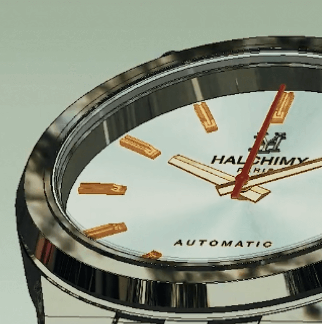 Halchimy cadran montre prototype