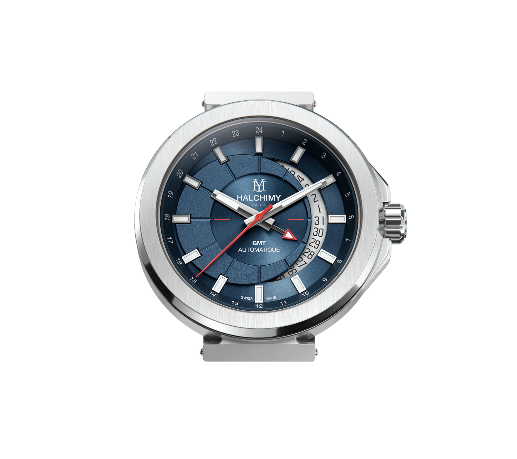 halchimy intuition gmt blue eclate